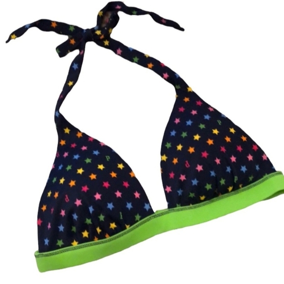 Victoria's Secret Other - Victoria's Secret Star Print Bikini Top - Multicolor Small Padded String